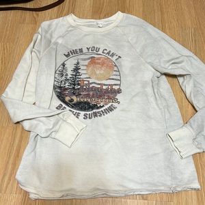 Oversized graphic sweatshirt